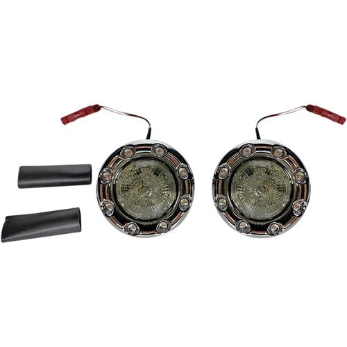 Custom Dynamics ProBEAM Bullet Ringz LED Turn Signals Chrm/Smk | PB-BR-RR-IND-CS