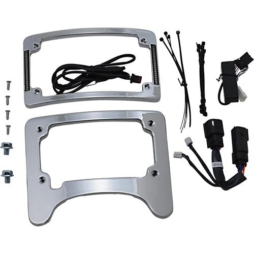 Custom Dynamics Turn Signal Eliminator/Illuminated Tri-Frame | TS-ELIM-06BCM-C