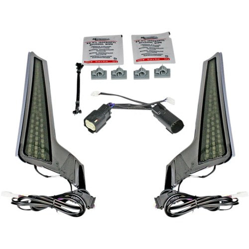 Custom Dynamics Fascia LED Light Panels - Chrome/Smoke | CD-FASCIA-BCMCS