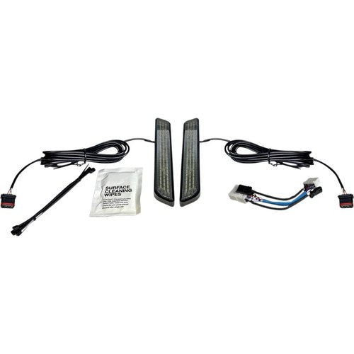 Custom Dynamics LED Fork Light - Smoke - Black | CD-FORK-HD-SB