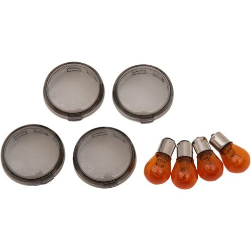 Drag Specialties Smoked Bullet Lens Kit - '00-'19 | 12-0201