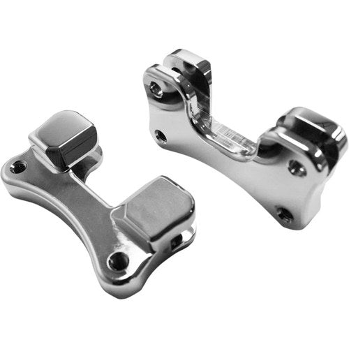 Drag Specialties Fender-To-Fork Adapters - Chrome | 1410-0095