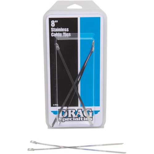 Drag Specialties Tie Wraps - Stainless Steel - 8" | 304-0508-D