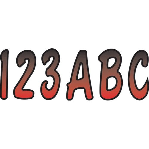 Hardline I.D. Sticker Kit - 200 Series - Red Gradation | REBKG200