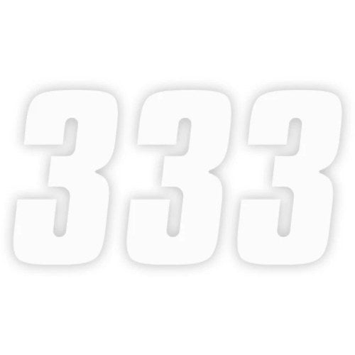 Factory Effex FX Factory Number 3 - White - 6" | 08-90053