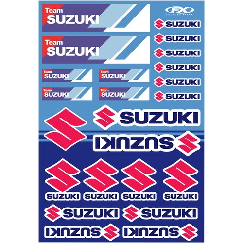 Factory Effex Decal Kit for Suzuki Racing | 22-68432