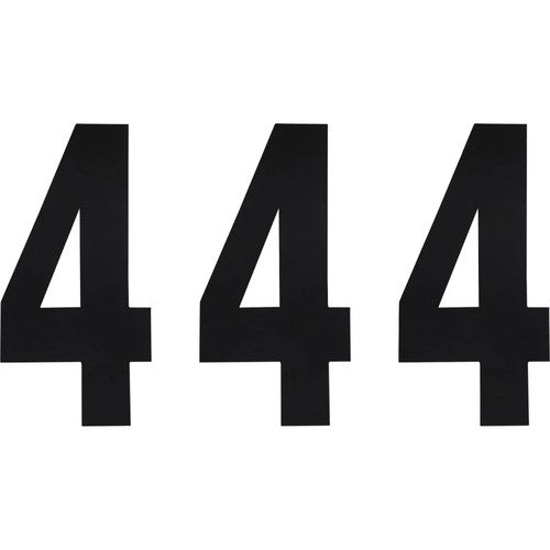 Factory Effex FX Number 4 - Black - 6" | 02-4454