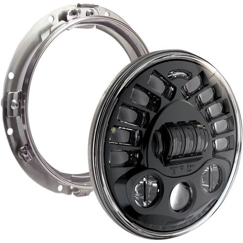 J.W. Speaker Adaptive 2 LED Headlight - 7" Kit - Black | 0555051