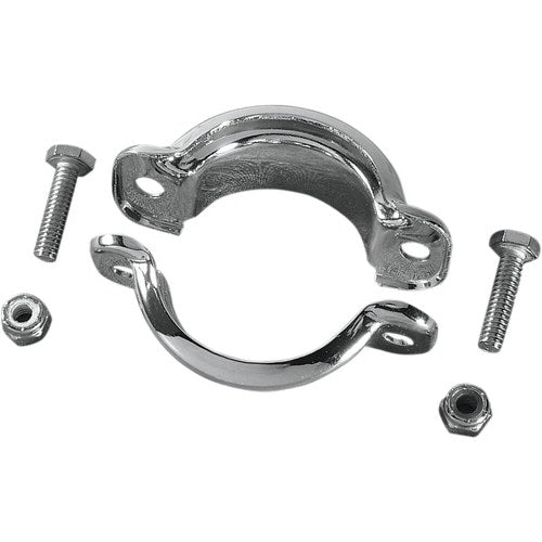 Drag Specialties Muffler Clamp - Chrome - Flt '85-'94 | 74785-SC1