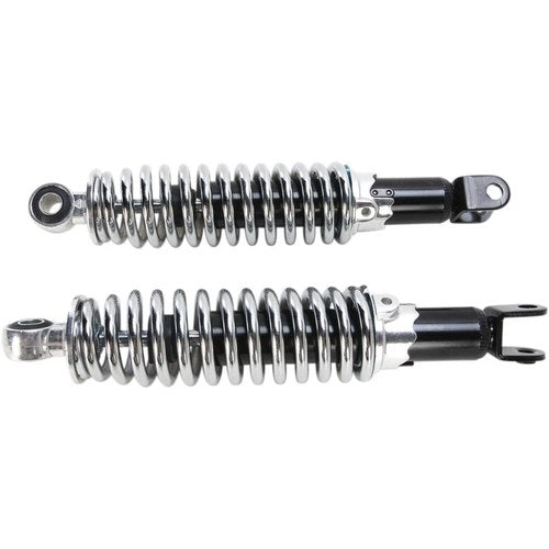 Emgo Custom Shorty Shocks w/Shroud - Black - Clevis Lowering | 17-05697