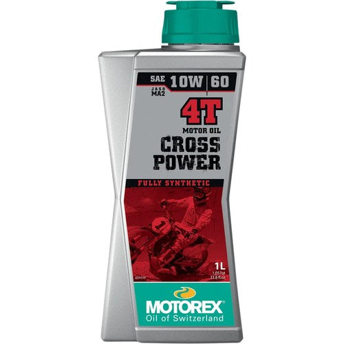 Motorex Cross Power Synthetic 4T Engine Oil - 10W60 - 1 L | 198468