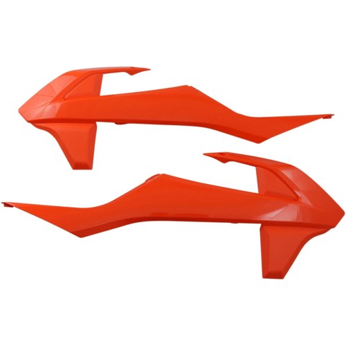 UFO Radiator Shrouds - 85 SX - Orange | KT04085-127