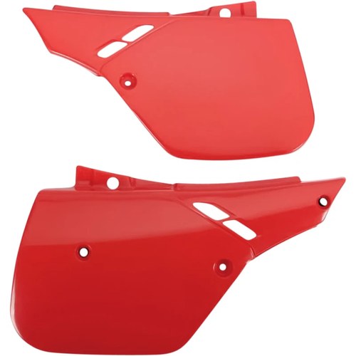 UFO Side Covers - CR125 87-88 - Red | HO02604061