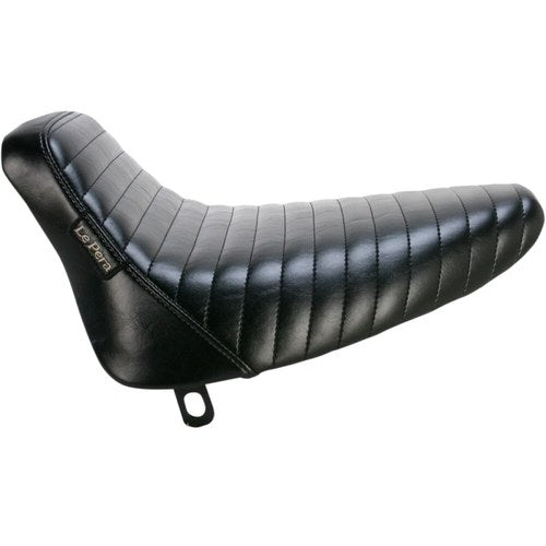 Le Pera Bare Bones Solo Seat - Pleated - Softail '84-'99 (Black) LN-007PT