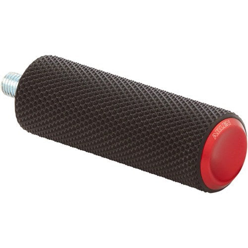 Arlen Ness Shift Peg - Knurled - Red | 07-948