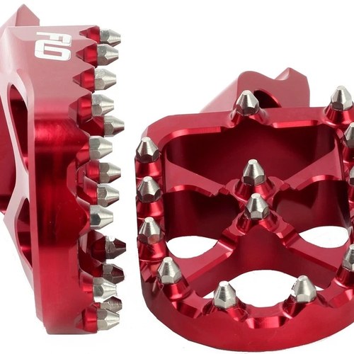 Flo Motorsports Pro Series Foot Peg, Red | FPEG-792R