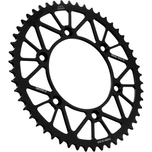 JT Sprockets Rear Racelite Sprocket Alum 52T-520 Blk Hus/Husq/Ktm | JTA897.52BLK