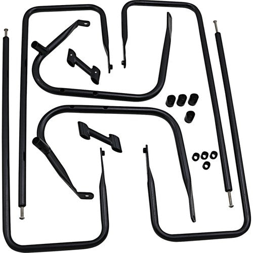 Drag Specialties Saddlebag Rail - Flt - '09 - '13 (Black) 21038B