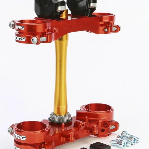 Xtrig Rocs Tech Clamps Red Hon 22mm |