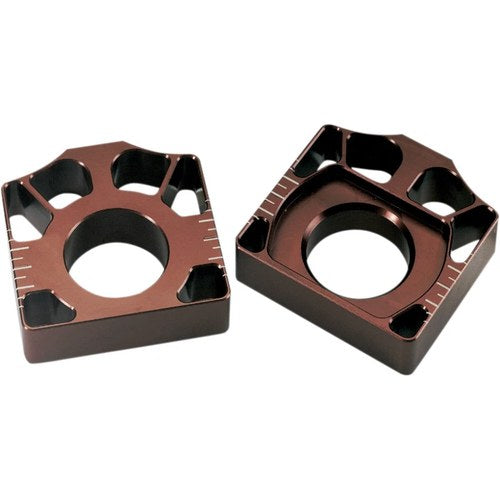 Pro Circuit Billet Axle Blocks (Anodized; Red) HAB00