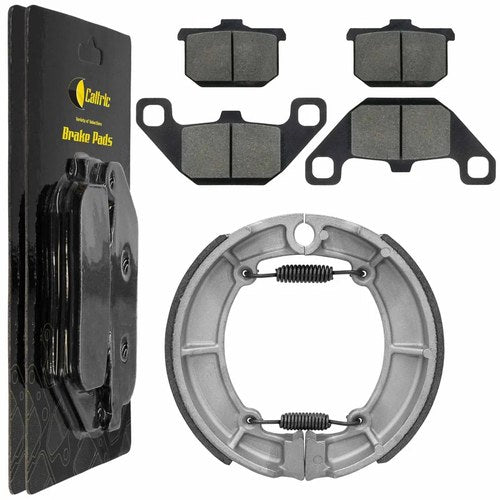 Front Brake Pads & Rear Brake Shoes for Kawasaki VN700 Vulcan 700 1985