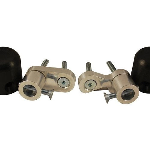 Kawasaki 2012-2016 Ninja 650R Woodcraft Racing Frame Slider Kit With Black Pucks