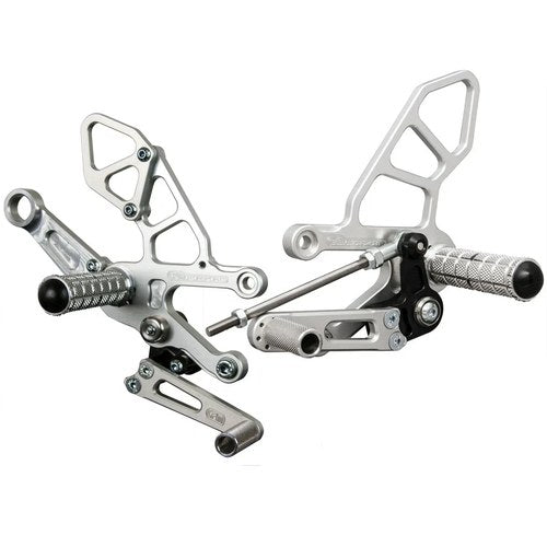 Aprilia 2015-2020 Tuono Woodcraft Racing Rearsets / Footpeg Kit - Reverse Shift