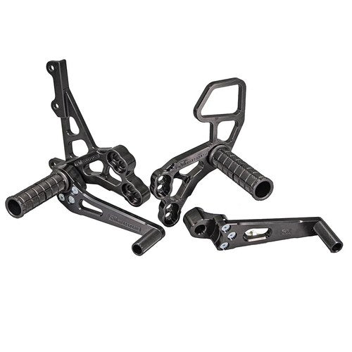 Suzuki 2009-2016 Gsxr 1000 Woodcraft Racing Rearsets / Footpegs - Complete Kit