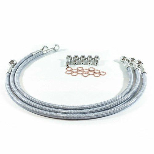 Yamaha 2007-10 XV 1700 Road Star / Silverado Gbrakes SS Front Brake Line Kit