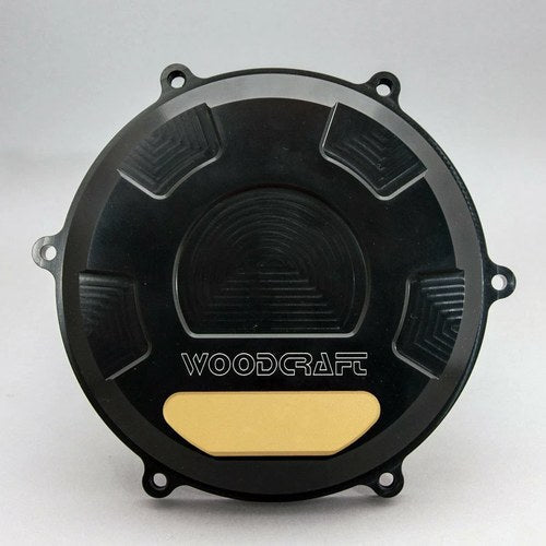 Ducati 2018-24 Panigale V4 R / S Woodcraft Right Side Clutch Cover - Gold Plate