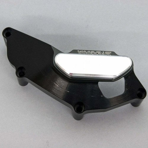 Yamaha 2022-2025 R7 Woodcraft Lhs Engine Stator Cover Protector - Silver Plate