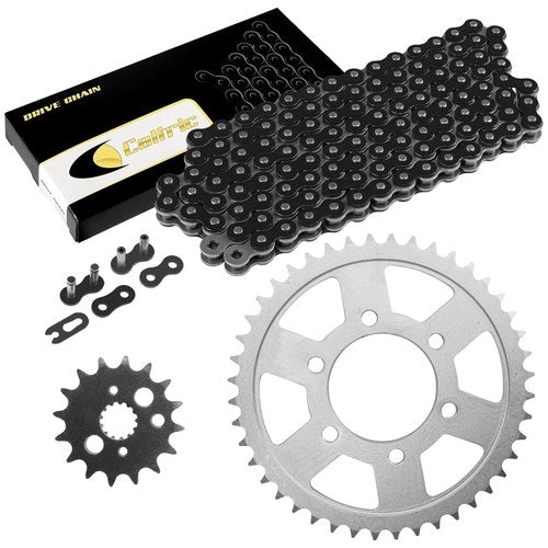 Black Drive Chain And Sprocket Kit for Kawasaki Ninja ZX-7 ZX750L 1993-1995