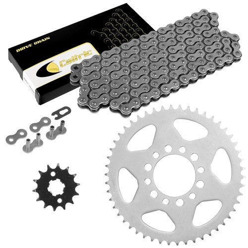 Drive Chain & Sprockets Kit for Yamaha TW200 Trailway 200 1995-2017
