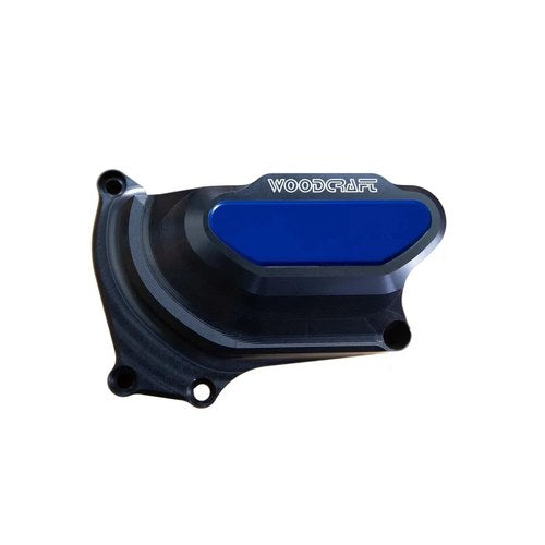 Yamaha 2015-2017 FZ07 Woodcraft Right Side Water Pump Engine Cover - Blue Plate