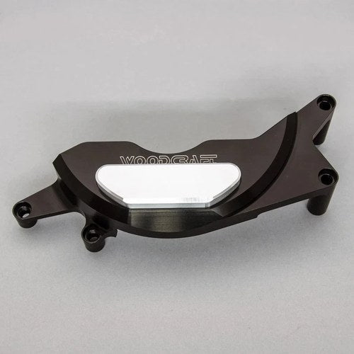 Kawasaki 2019-2023 Z400 Woodcraft Lhs Stator Cover Protector - Silver Plate