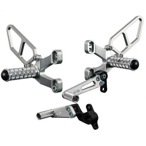 Ducati 1998-1999 916 Woodcraft Racing Rearsets / Footpegs - Complete Kit