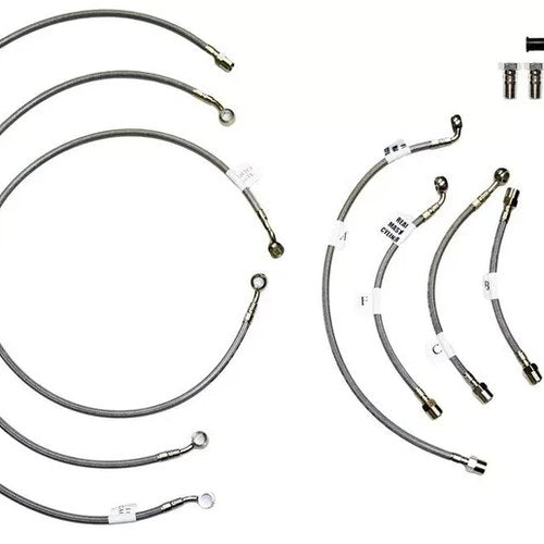 Yamaha 2014-2021 Super Tenere ES Gbrakes SS Front / Rear Brake / Clutch Line Kit