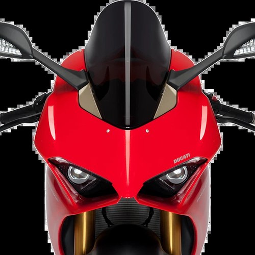 Ducati Panigale V2 2020-2024 Puig Windscreen R-RACER Solid Black