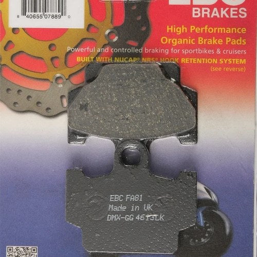 Ebc Organic Brake Pads FA81