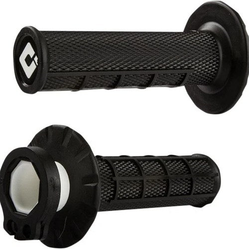 Odi MX V2 Lock-On Half Waffle Grips Black