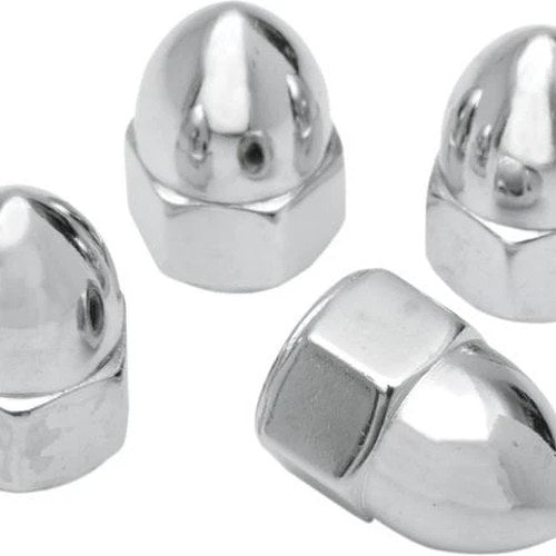 DS Chrome Ware Acorn Nuts 4-Pack 5/16"-24