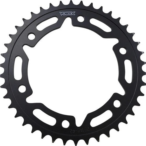 Vortex Steel Rear Sprocket 42T 520 Black #251AS-42 for Honda