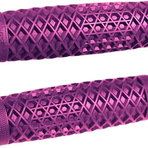 Odi Vans Cult V-Twin Motorcycle Grips Purple 1" 5"