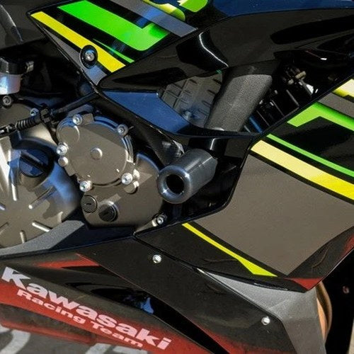 Shogun Standard No-Cut Frame Slider Black for Kawasaki ZX636H Ninja ZX-6R