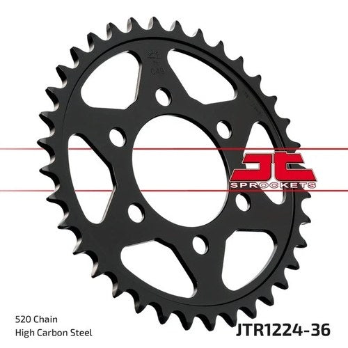 JT Steel Rear Sprocket 36T JTR1224.36 for Honda CB300R