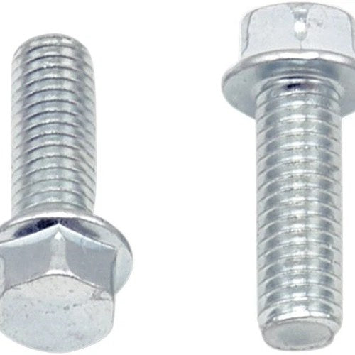 Bolt Motorcycle Hardware Hex Head Flange Bolts M6 x 18mm 8mm 10-Pack