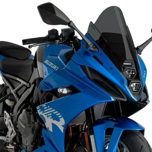 Puig 3mm Z Racing Windscreen Dark Smoke #21972F for Suzuki GSX-8R 2024