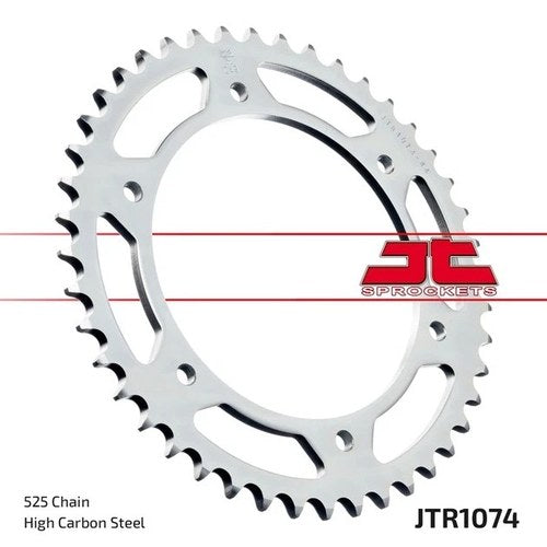 JT Steel Rear Sprocket 525 44T #JTR1074.44 Hyosung GT650/GT650S/GT650R