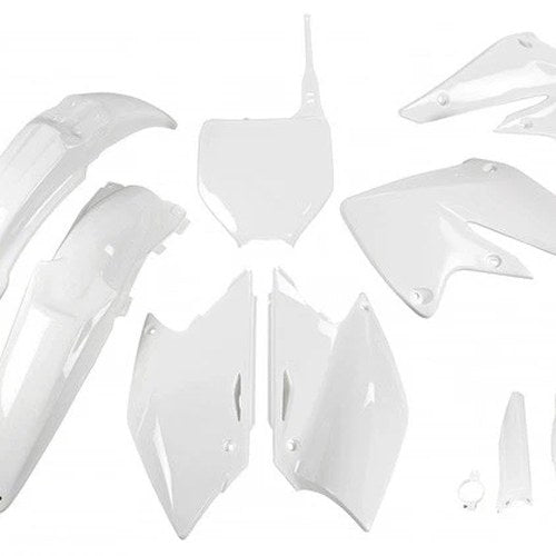 UFO Complete Plastics Kit White for Kawasaki KX250F 4-Stroke 2004-2005