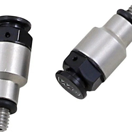Works Connection Shorty Fork Bleeders Black/Silver #26-330 KTM/Husqvarna/Gas